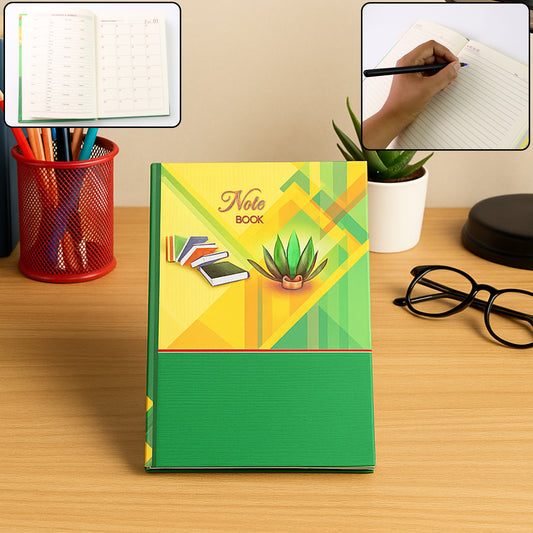 Hardcover Ruled Notebook With Calendar 160 Pages 22x16 Cm (1 Pc)