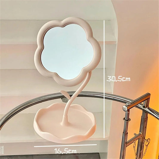 Flower Shape Makeup Mirror - MEETMART