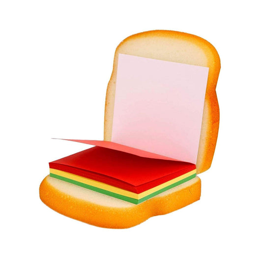 8072 Sandwich Shaped Notepad Sticky Notes Memo Pads Unique Mini Notes (Multicolor)