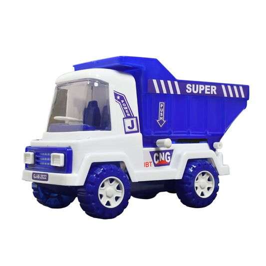 4485 Big Size Friction Powered Dumper Toy Truck For Kids. With Opening Container Feature. Strong Durable Plastic Material. Indoor Outdoor Play. Miniature Scaled Models Truck