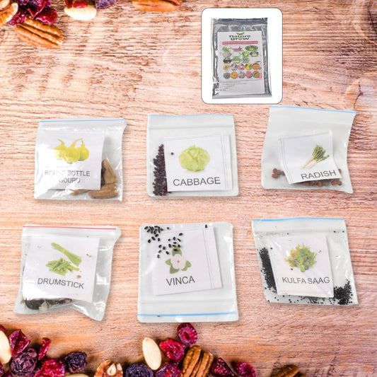 20 Varieties Of Vegetable Flower Seeds Combo (1 Pkt. 20 Varieties)