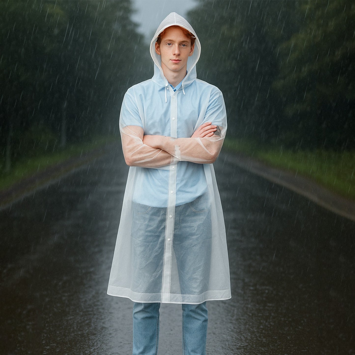 Eva Portable Rain Coat Raincoat Waterproof (1pc)