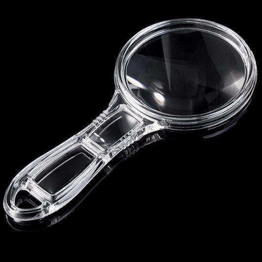 Handheld Plastic Magnifying Glasses (1 Pc 55 Mm)