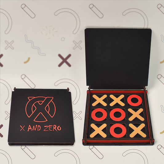 X Zero Wooden Board Game (1 Set)