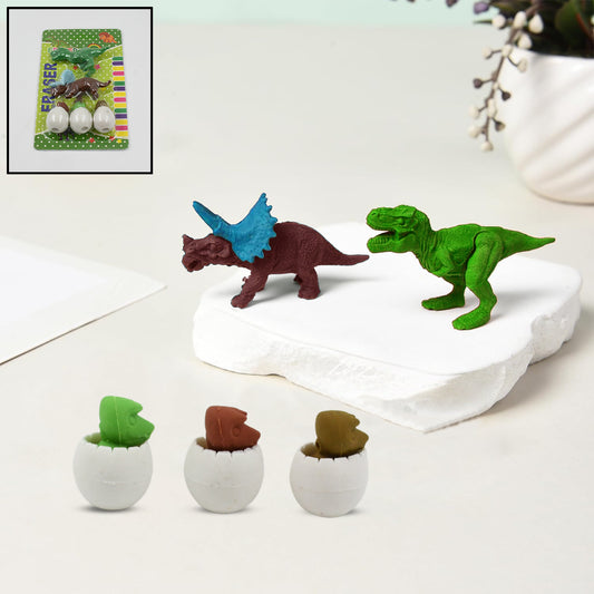 18030 Dinosaur Shaped Erasers Egg Shape Eraser For Kids Dinosaur Erasers Puzzle 3d Eraser Mini Eraser Dinosaur Toys Desk Pets For Students Classroom Prizes Class Rewards Party Favors (5 Pcs Set)