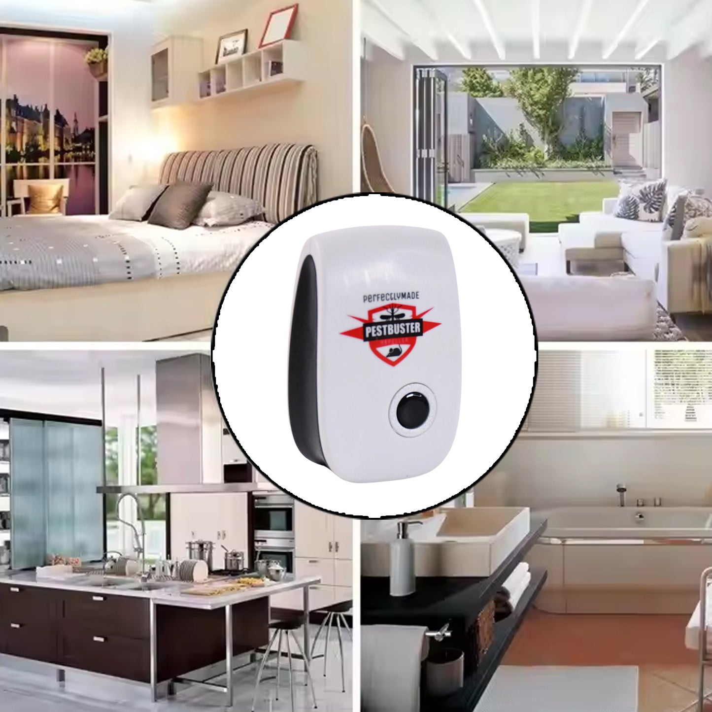 Ultrasonic Pest Repeller To Repel Rats Cockroach Mosquito Home Pest Rodent