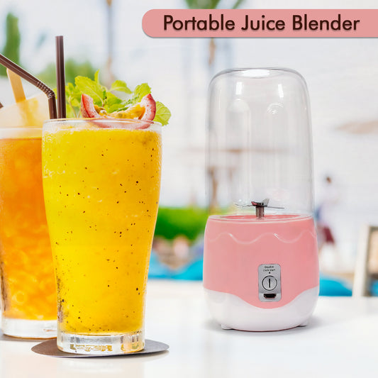 2260 Portable Blender Personal Blender Juicer Cup Mini Handheld Blender With 4 Blades Mixer For Fruit Shakes And Smoothies Portable Juicer (Multicolor)