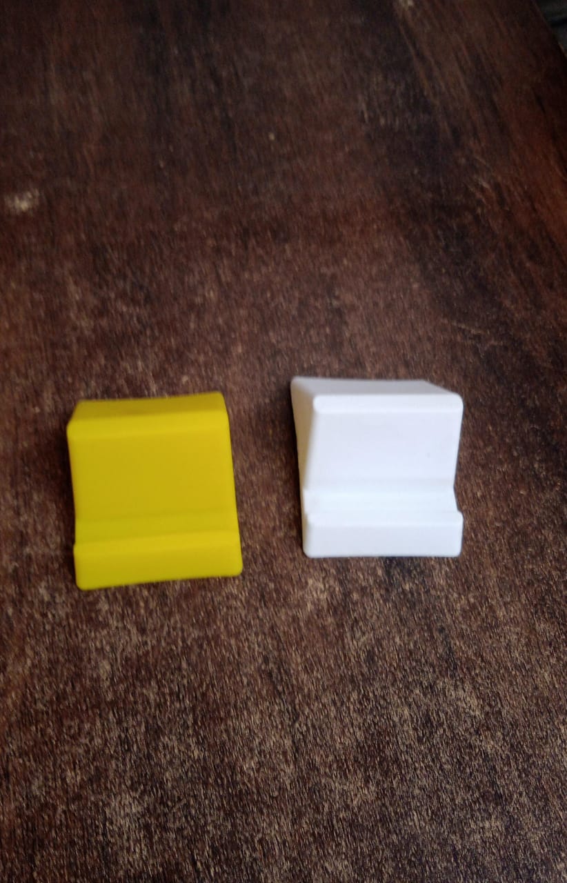 Compact Plastic Mobile Phone Holder Stand (1 Pc Mix Color)