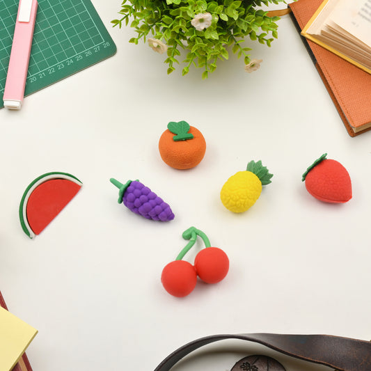 18031 3d Mix Design Fancy Stylish Colorful Erasers Mini Eraser Creative Cute Novelty Eraser For Children Different Designs Eraser Set For Return Gift Birthday Party School Prize (1 Set)