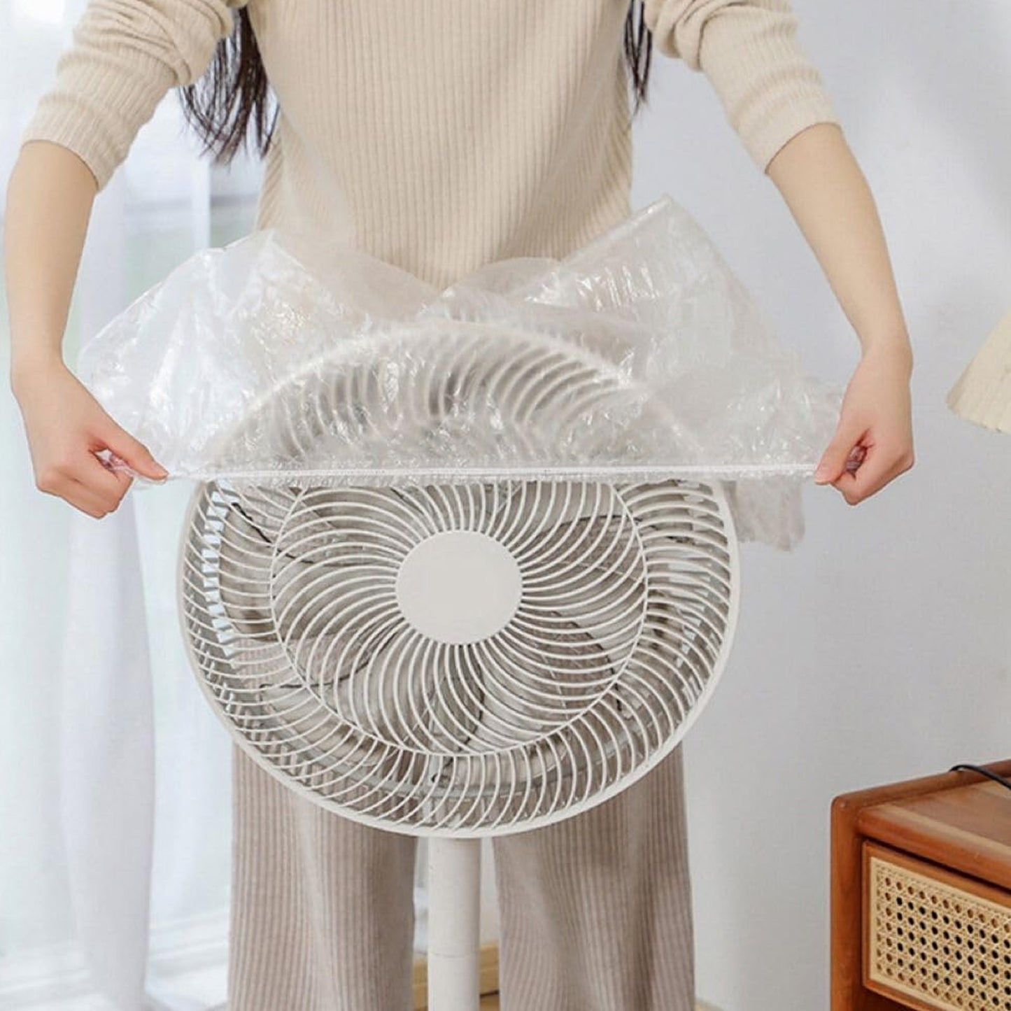 Home Thick Disposable Dust Proof Plastic Furniture Covers (1 Pc Small)