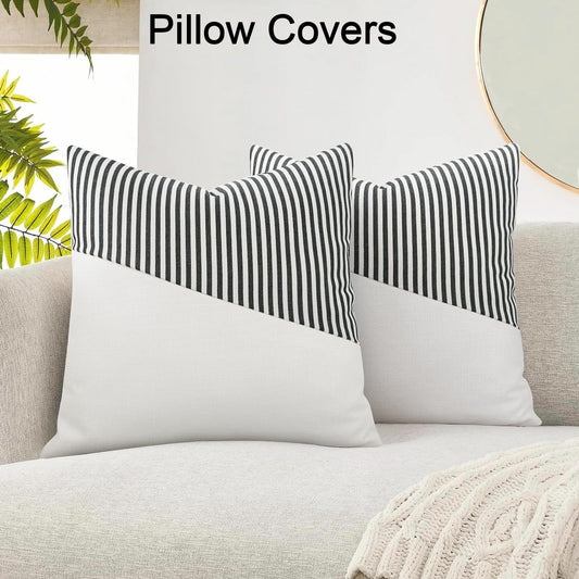 Decorative Pillow Covers Cushion Cases Soft Cotton (26 26 Inch 1 Pair 2 Pc)