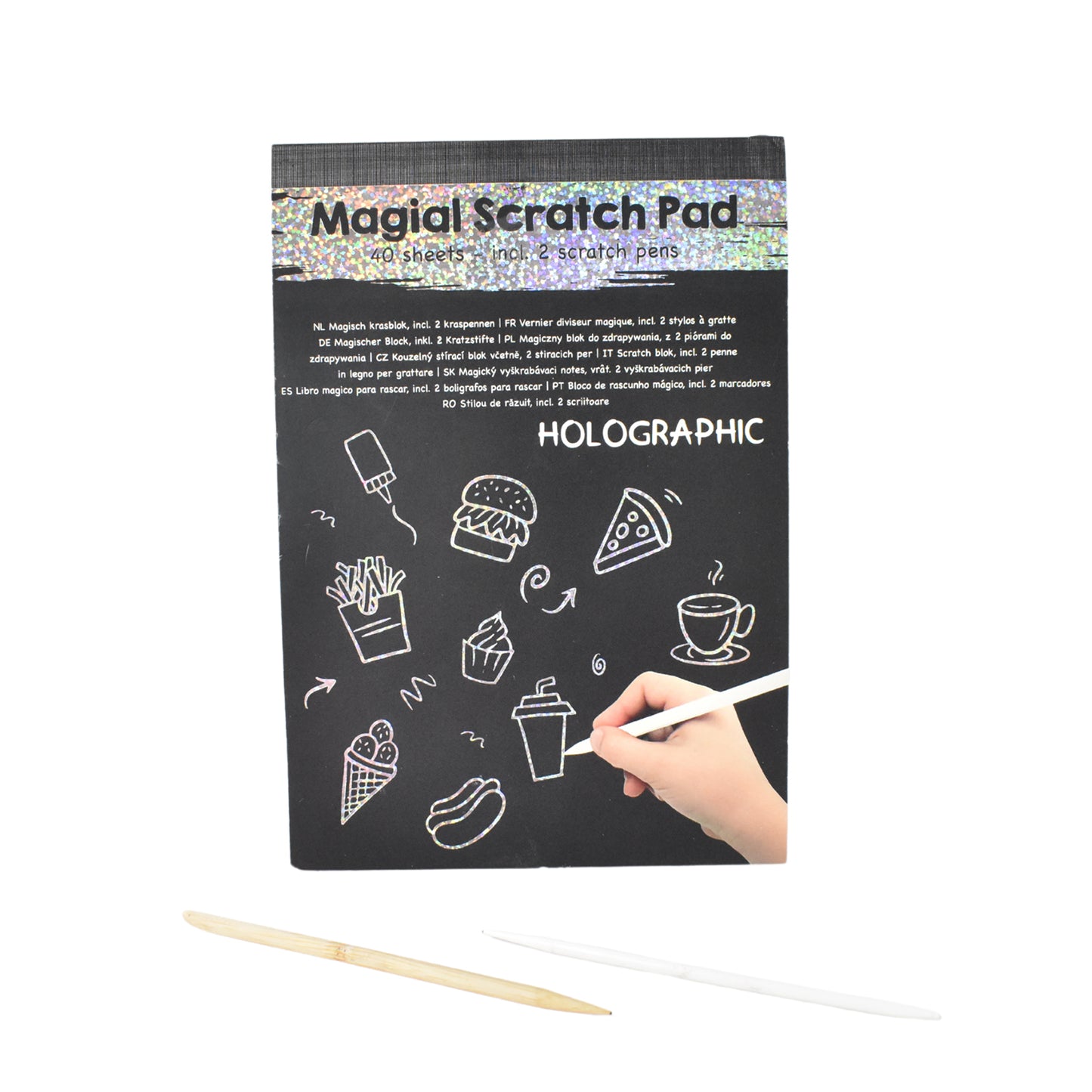 Magical Scratch Art Book For Gifts Girls Boys (40 Sheet)