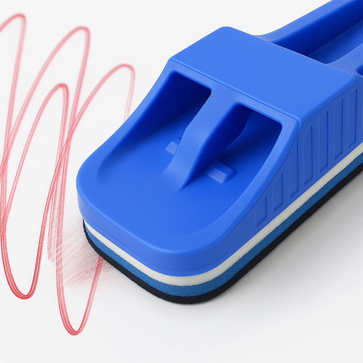 Magnetic 2-in-1 Whiteboard Duster With Dual Marker Holder (1 Pc)