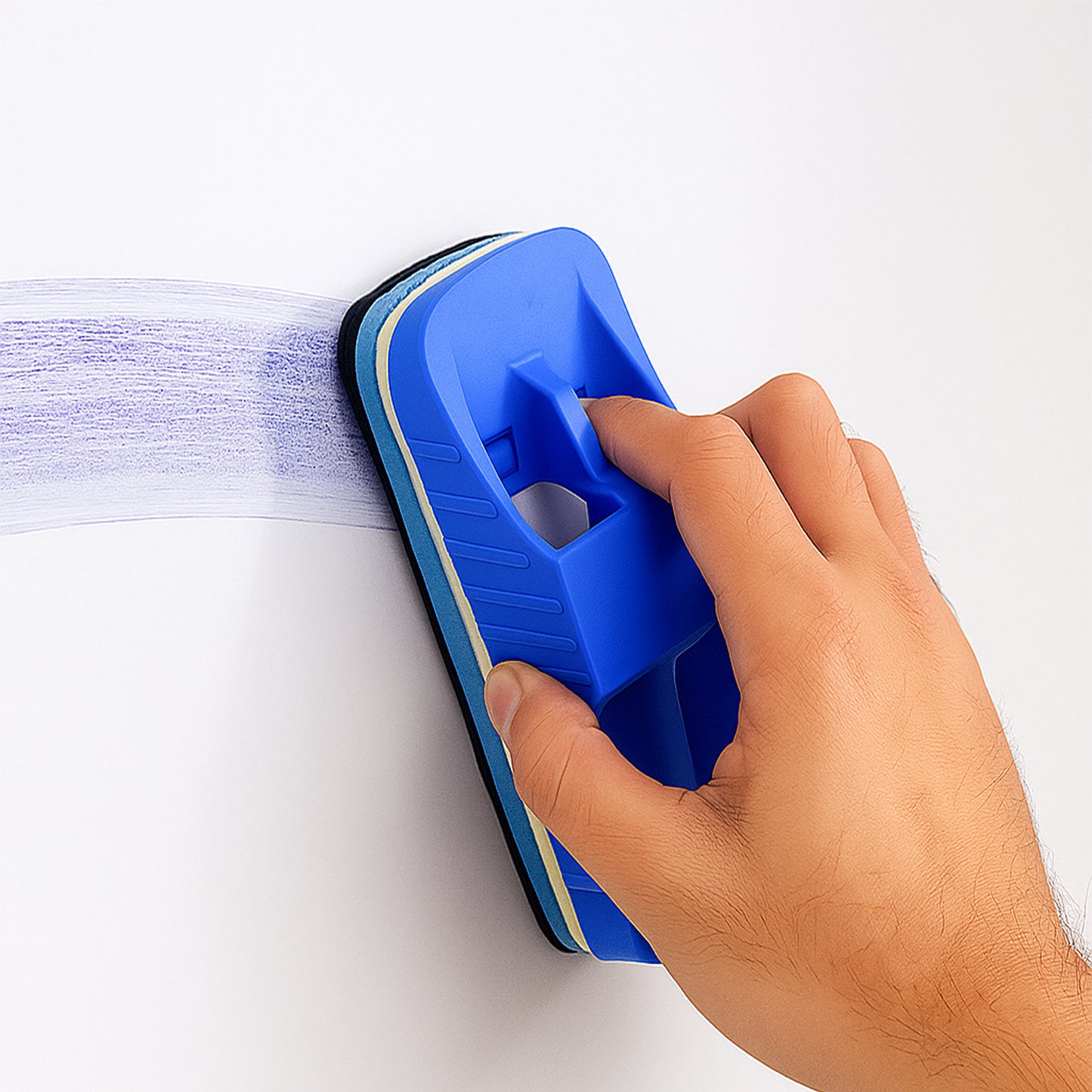 Magnetic 2-in-1 Whiteboard Duster With Dual Marker Holder (1 Pc)