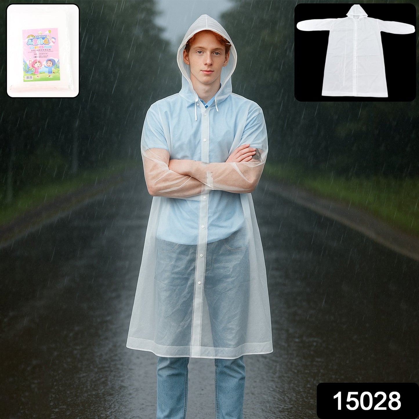 Eva Portable Rain Coat Raincoat Waterproof (1pc)