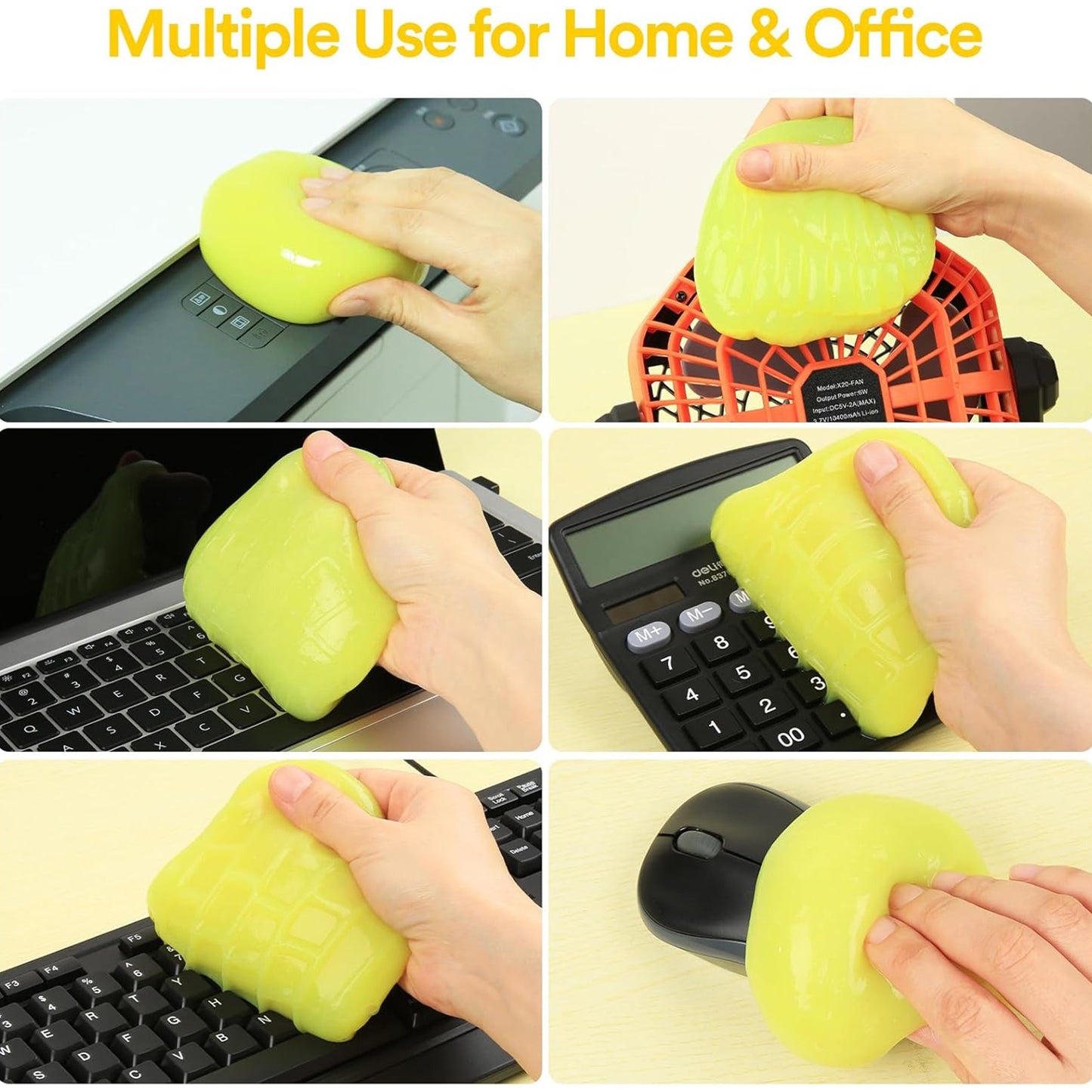 8088 Soft Jar Slime Combo Of Glitter Slime And Crystal Slime