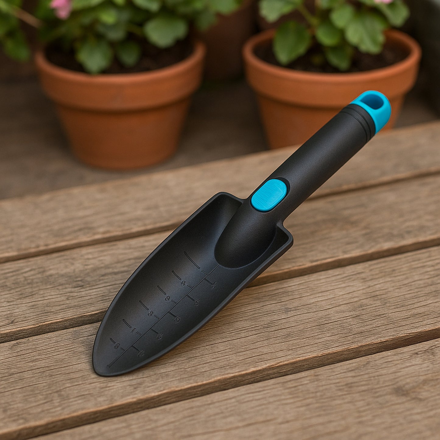 Plastic Heavy Duty Garden Hand Trowel With Measurement Marks (1 Pc)