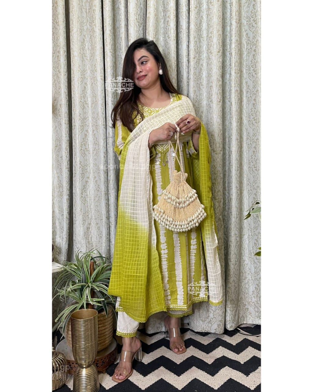 🌿 Anthelia Creations – Elegant Cotton Suit Set 🌿