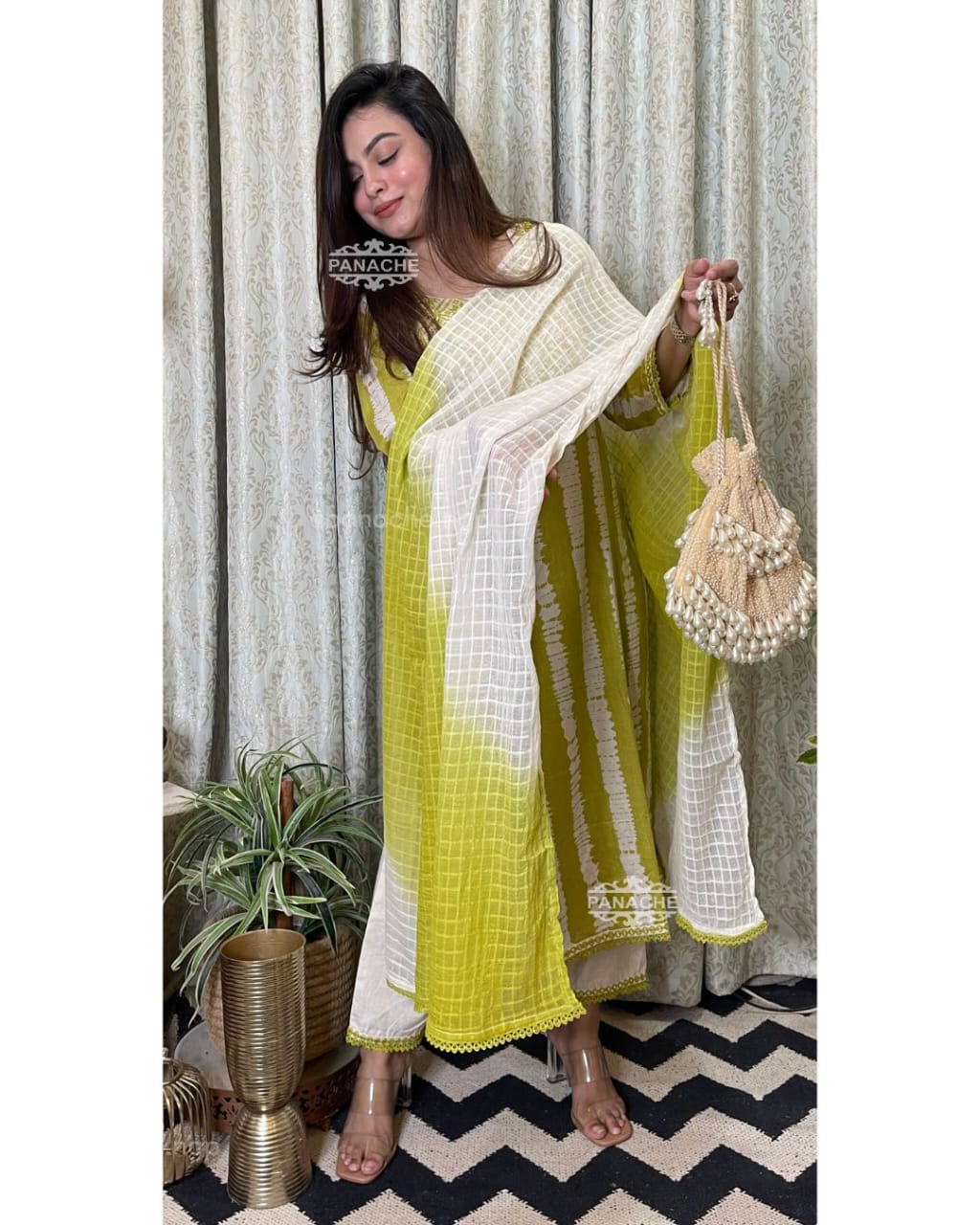 🌿 Anthelia Creations – Elegant Cotton Suit Set 🌿