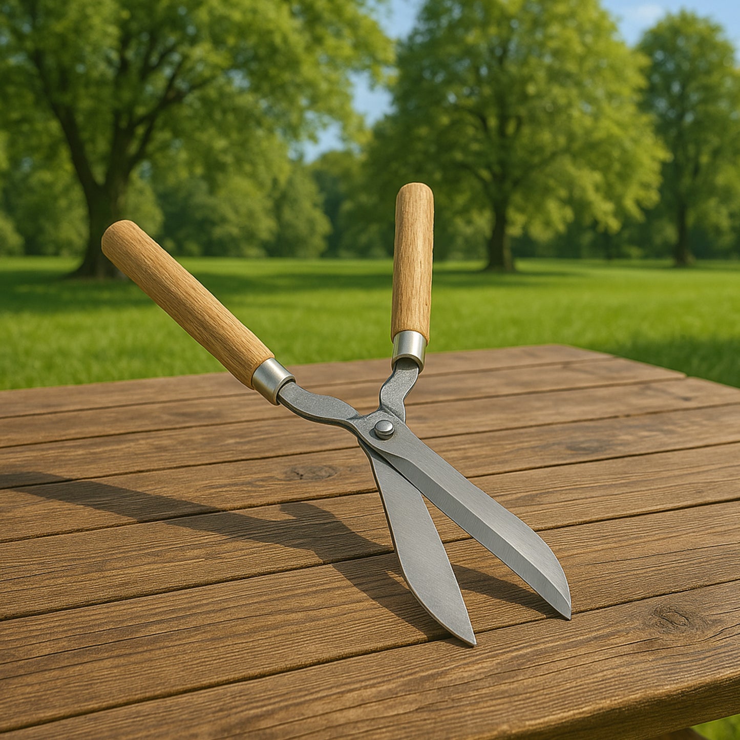 Heavy-duty B Grade Hedge Shear With Wooden Handle