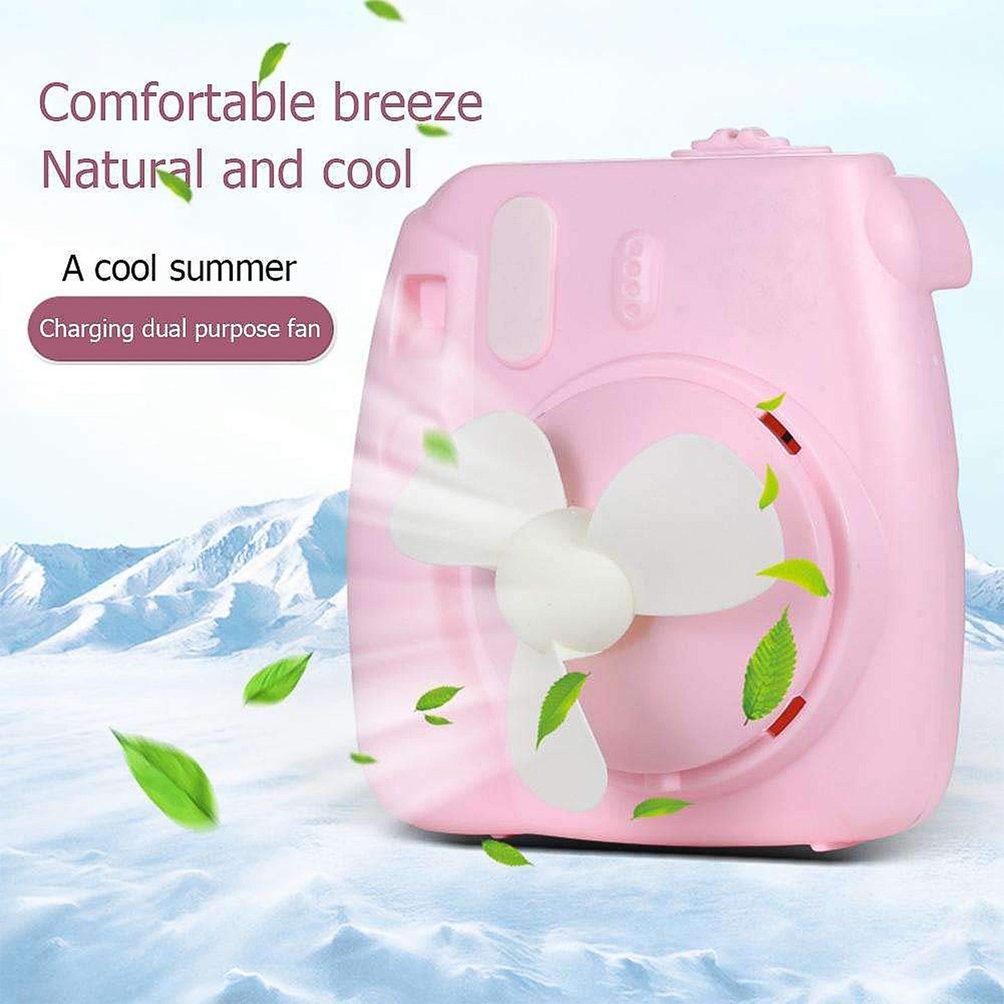 Usb Mini Camera-shaped Fan (1 Pc)