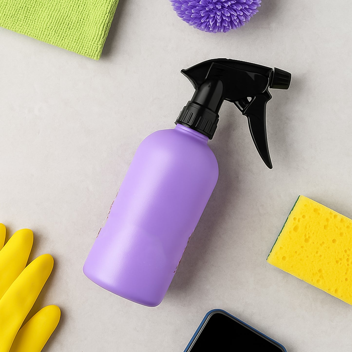 Floral Printed Plastic Spray Bottle (500 Ml)