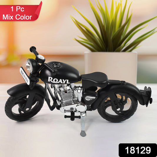 Metal Bullet Bike Toy Model For Kids With Side Stand (1 Pc  Mix Color)