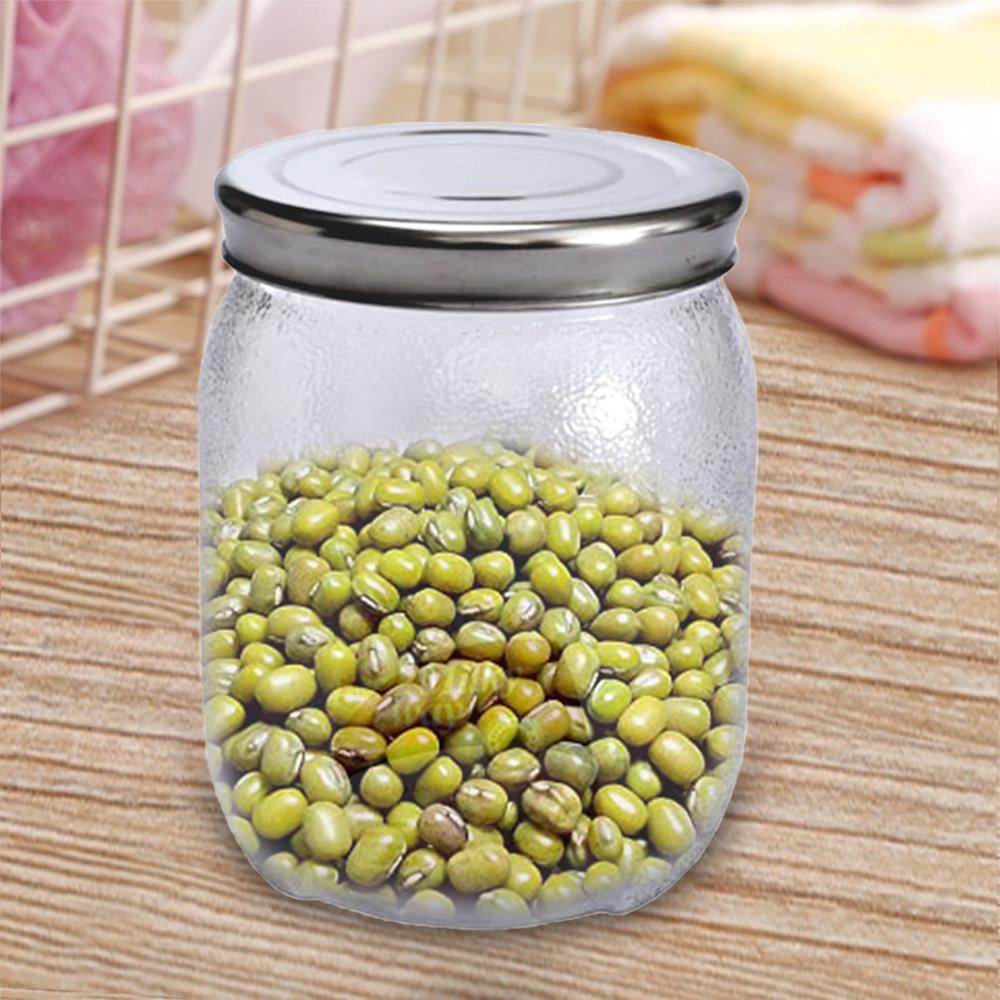 3677 Mason Jar With Airtight Lids (2000 Ml)