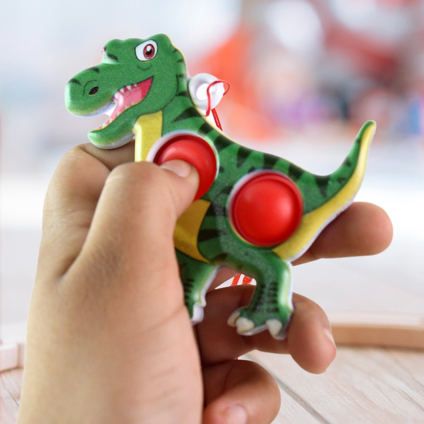 Silicone Push Bubble Keychain Toy  (1 Pc)