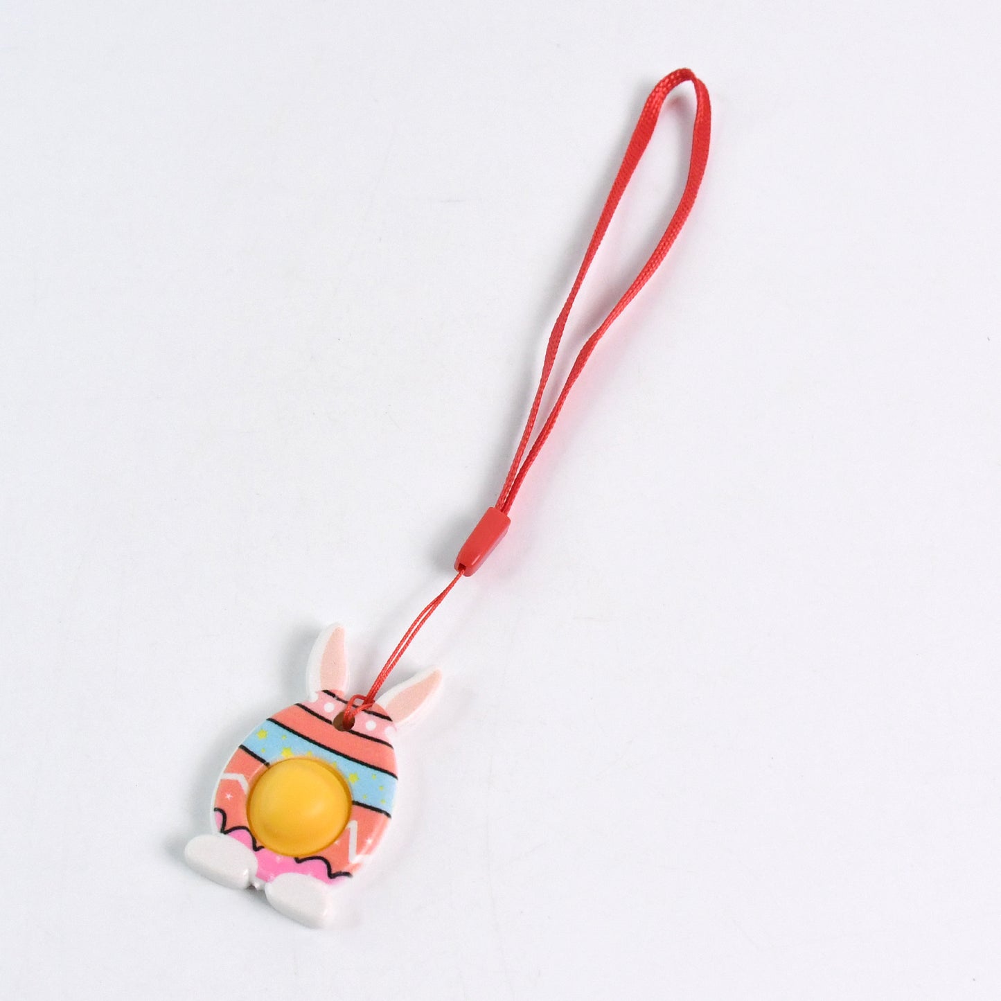 Cute Bunny-shaped Pop It Fidget Toy Keychain (1 Pc)